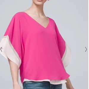 Kimono blouse pink kiss/roccoco